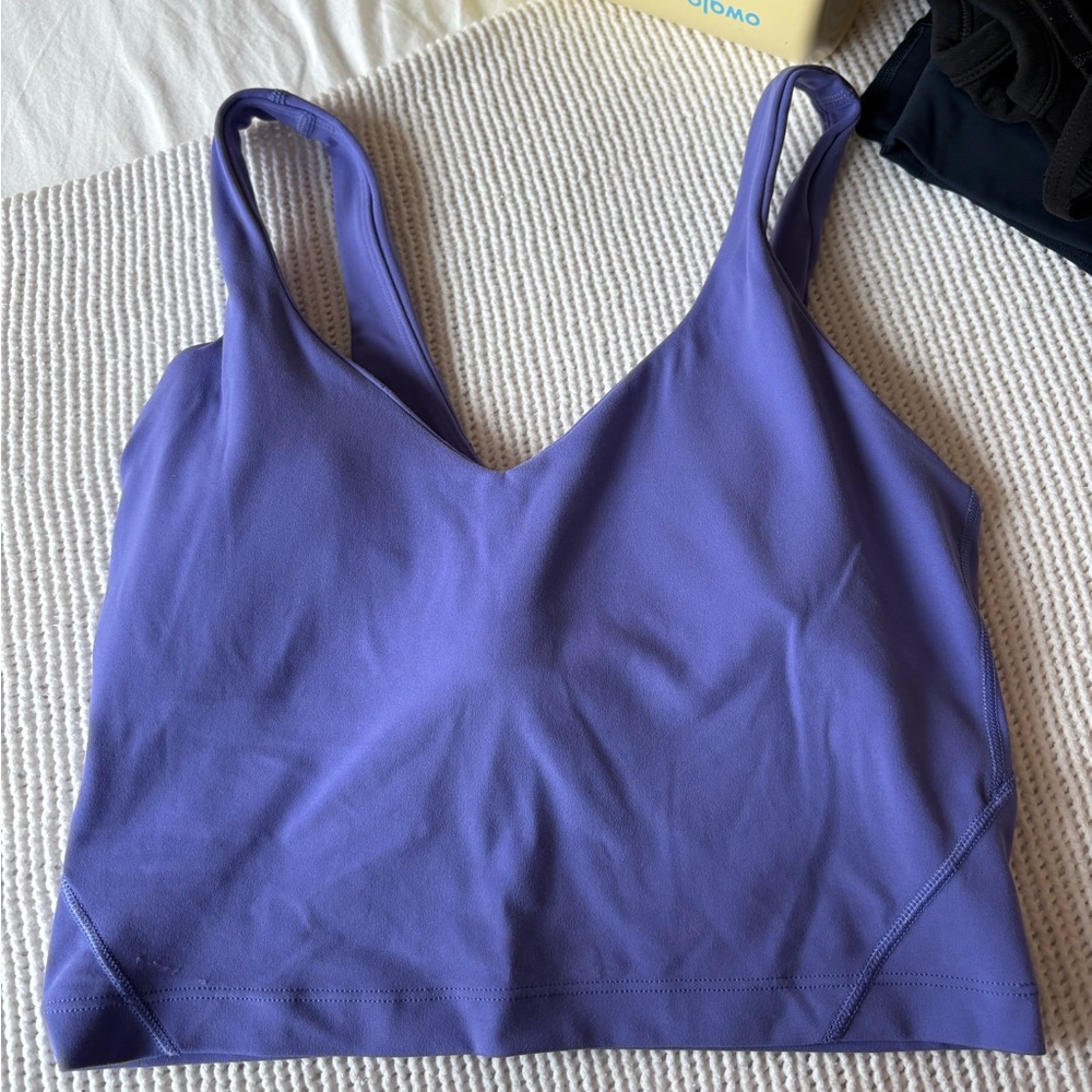 Purple lululemon align tank